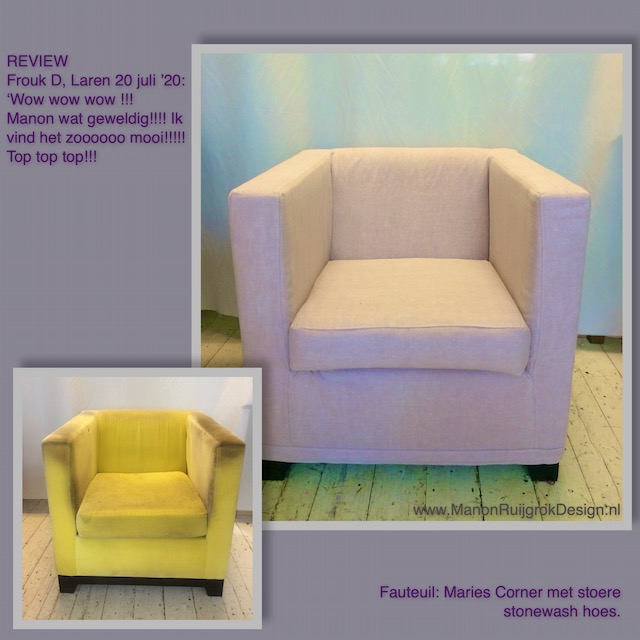 Meubelstoffering ManonRuijgrokdesign Gooi Laren Weesp Amsterdam